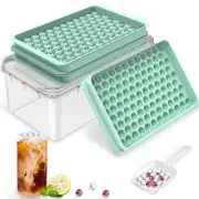 Mini Ice Cube Trays with Lid & Bin, 3 Pack Round Ice Trays for Freezer, 312PC...