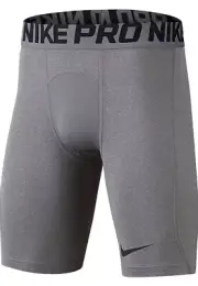 NWT Nike Big Boy's Baselayer Tight Training Shorts Carbon Heather Size L