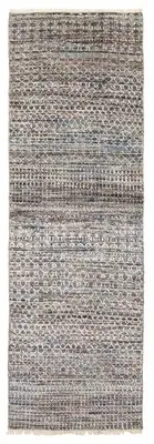 Vintage Hand-knotted Runner Rug 2'6" x 8'3" Traditional Carpet