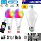 Wifi Smart E27 B22 PIR Sensor Motion 12W 15W Globe Bulbs LED Bulb Lights Lamps