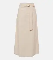 [Toteme] Toteme Cotton midi skirt AU 10 neutrals