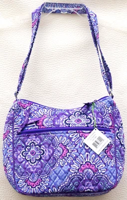 Vera Bradley Carryall Crossbody Bag in Lilac Tapestry. NWT