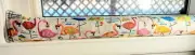 Door Draft Stopper, Cedar Filled, Draft Stopper, Flamingo, Summer