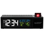 La Crosse Pop-Up Bar Projection Alarm Clock with Temp/Humidity 616-1950