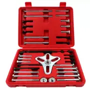 46pcs Crankshaft Auto Tools Harmonic Balancer Kit Gear Puller Set Steering Wheel