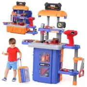 Kids Tool Bench Set 3 in 1, Toddler Tool Set, Kids Workbench with Realistic