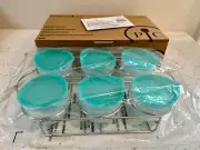 PAMPERED CHEF Mini Freezer / Storage Bowls & Rack # 100181 - NEW IN BOX