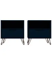 Manhattan Comfort Rockefeller Nightstand 1.0 - Set Of 2