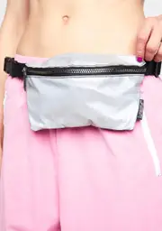 [FYDELITY] Silver Reflective Fanny Pack