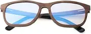 [HCHES] Vintage Ladies Polarized Sunglasses Man Driving Square Anti-Blue Light TAC Glasses