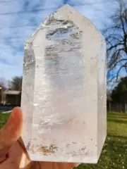 Quartz Crystal Polished Tower Brazil 1lb 7.2oz.