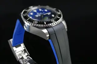 【時光鐘錶公司】Rubber B Rolex 勞力士 新款水鬼王 126660 適用款橡膠錶帶 DEEPSEA 44mm