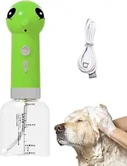 Automatic Soap Foam Dispenser - Cat Soap Dispenser Foam Machine | Dispenser Dogs for Electric Foams | Rechargeable Pet Shower Sprayer for Bathroom and Bathtub - 9.84 x 3.15 Inches