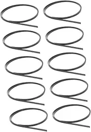 SUPVOX 10pcs Guitar Inlay Strips Body Guitar Edge Trim Decor Guitar Binding Material Classical Guitar Edge Binding Guitar Edge Protector Guitar Binding Trips Acoustic Abs Black