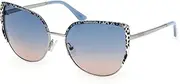 [GUESS] GU00217 Sunglasses 10W shiny light ruthenium 59/17/140 Woman, 10W Shiny Light Ruthenium, 59/17/140