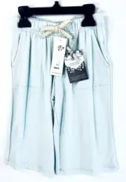 Copper Key 4 Pants Girls light blue Capris NWT $29.00