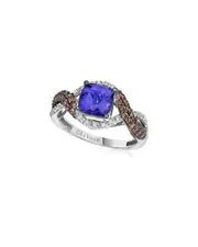 Le Vian Ocean Wave 14K 1.93 ct. tw. Diamond & Tanzanite Half-Eternity Ring