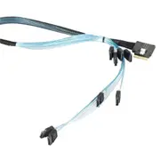 Supermicro Slimline x8 Straight to Slimline x4 Straight Cable - 64cm 100 Ohm [CBL-SAST-1265F-100]