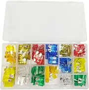 300PCS Car Blade Fuses Assortment Assorted Kit Blade Set Auto Truck Automotive, 32V, Durable Plastic Case Included