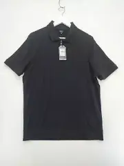 Ben Sherman Men's Adult Short Sleeve 100% Cotton Black Polo T-Shirt Size L