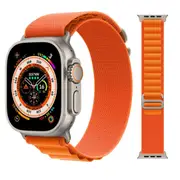 For Apple Watch Band Strap Series 9 8 7 40 44 41 45 49mm Alpine Trail Loop iWatch - Alpine Loop Orange