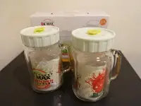 在飛比找Yahoo!奇摩拍賣優惠-MAX KITCHEN 享樂罐 玻璃收納罐 瓶蓋可接吸管