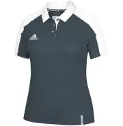Adidas Modern Varsity Womens Polo Onix-White, Lg