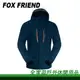 【全家遊戶外】㊣Fox Friend 狐友 男款單件Gore-Tex防水外套 M、L、XL 深藍 1027-1/戶外 單件配色 機能外套 保暖