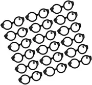 Kisangel 30pcs Mini Doll Glasses Plastic Rimmed Doll Accessories for Dress Up Role Play Parties Lightweight Safe for Creative Fun
