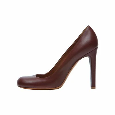BNIB MULBERRY PHILIPPA OXBLOOD LEATHER HEELS SIZE 7/40 COST £265