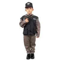 在飛比找蝦皮購物優惠-3-8歲兒童特警職業製服