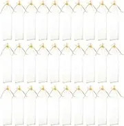 Ciieeo 50pcs Small Organza Bags: Mesh Drawstring Candy Bags Jewelry Pouches For Wedding Party Fan Packaging Sachet Candle Craft Pouches