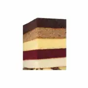 HC Brill Uniced Chocolate Cake, Multy Layered (8 Inch, 18.75 Lbs, 24 Per Case)