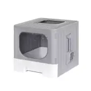 i.Pet Cat Litter Box Large Tray Kitty Toilet Enclosed Hooded Foldable Cat Litter