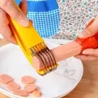 Steel Multifunctional Grape Banana Slicer Salad Peeler Sausage Cutter Chopper