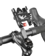 360 Rotatable Bike Mobile Phone Holder Aluminum Fold Bicycle Holder Promend