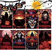 Halloween Invitations | Vampire-Themed Halloween Border Letter Paper, Halloween Stationery Supplies Holiday Newsletter Invitation Card, Blank Design for Scary