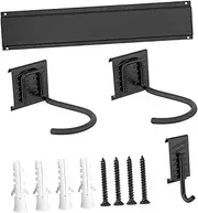 Bike Storage Rack, Hanging Hooks Holder, Wall Mount, Easy Installation, Sturdy, Bicycle Hanger Tool Organizer for Warehouse