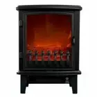 Electric Fireplace Heater - Heller 1800W Heating Flame Fire Effect Freestanding