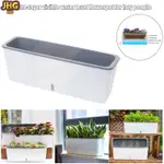 SELF-WATERING PLANTER POTS LONG STRIP DOUBLE LAYER FLOWER PO