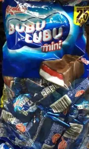 RICOLINO BUBU LUBU MINI STRAWBERRY AND MARSHMALLOWS FILLING WITH CHOCOLATE COVER