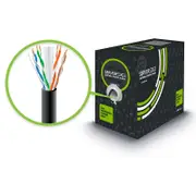 Serveredge Cat6 305M Network Cable Utp Solid Pvc 23Awg Black