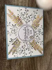 Sympathy Floral Stampin Up Handmade Regular Greeting Card