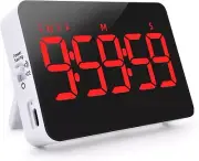 New Digital Timer Kitchen Timer Count Down Up Rechargeble Kitchen Gadgets Vi...