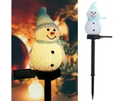 Solar Christmas Snowman Lights, Solar Christmas Pathway Lights, Outdoor Christmas Decorations