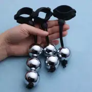 Metal Ball Stretcher Penis Weight Ring For Male Enhancer Extender Penis Trainer