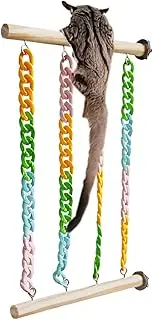 Glider Climbing Toy - Long Climbing Ladder | Chew-Proof Sugar Glider Cage Toy | Senior Dog Pad Decor for Small Animal Chewing Using Climbing Exercise Boredom Relief Play Accessories