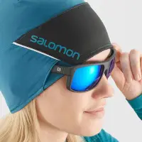 在飛比找Yahoo!奇摩拍賣優惠-法國Salomon 所羅門跑步保暖運動帽 帽子 可戴眼鏡