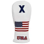 PRG Patriot Hybrid Head Cover - White