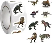 500 Pieces（8 Patterns）Dinosaur Stickers Colorful Fashion Graffiti Rolls Self Adhesive Seals for Kids Girls Boys Teens Adults for Water Bottles Laptop Suitcase for Birthday Party Supplies Halloween Decoration Favors